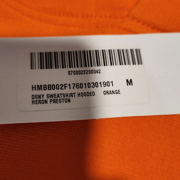 Heron Preston DSNY collab Hoodie size M - Picture 2 of 3